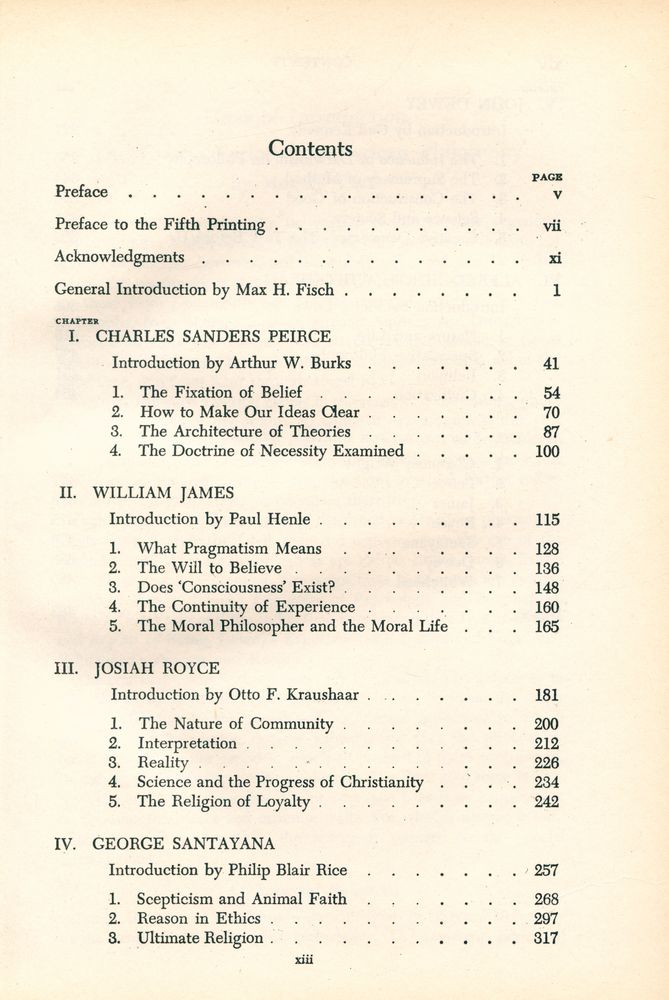 『CLASSIC AMERICAN PHILOSOPHERS: PEIRCE, JAMES, ROYCE, SANTAYANA, DEWEY, WHITEHEAD』 2