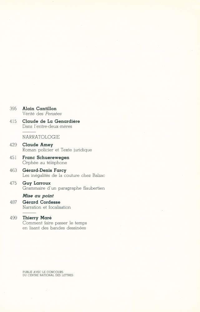 『POETIQUE』 76, NOVEMBRE 1988 2