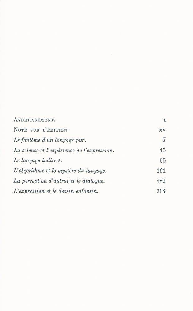 『La prose du monde』 2