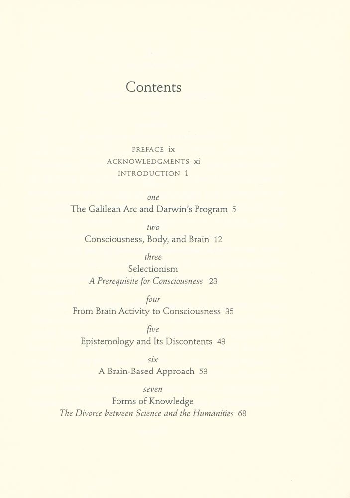 『Second nature : brain science and human knowledge』 2