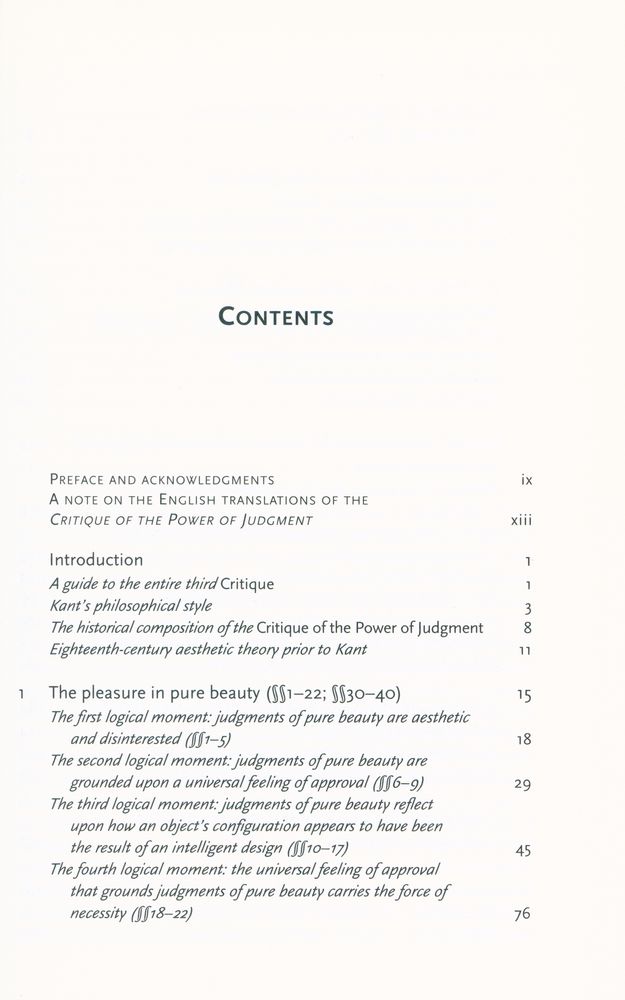 『Routledge Philosophy Guidebook to Kant on Judgement』 2