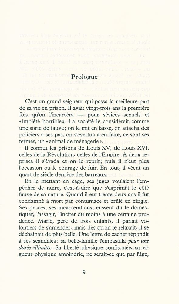 『SADE : La Terreur dans le boudoir : roman』 2