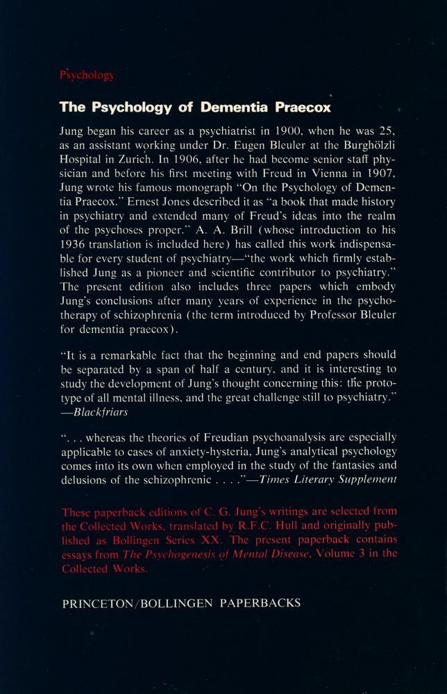『THE PSYCHOLOGY OF DEMENTIA PRAECOX』 4