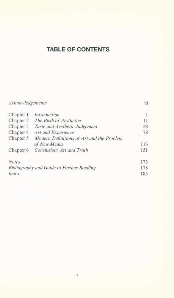 『Aesthetics : Key Concepts in Philosophy』 2