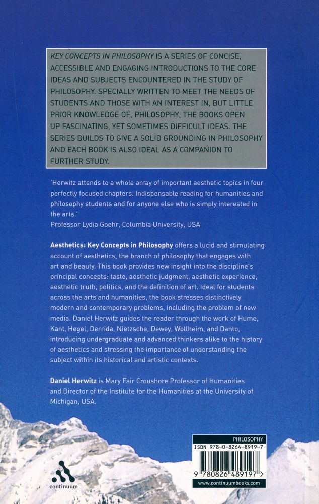 『Aesthetics : Key Concepts in Philosophy』 3