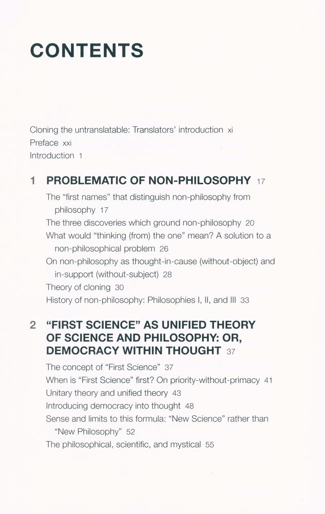 『PRINCIPLES OF NON - PHILOSOPHY』 2