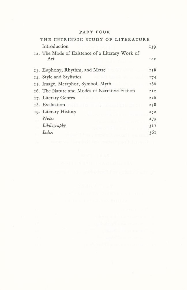 『Theory of Literature』 3