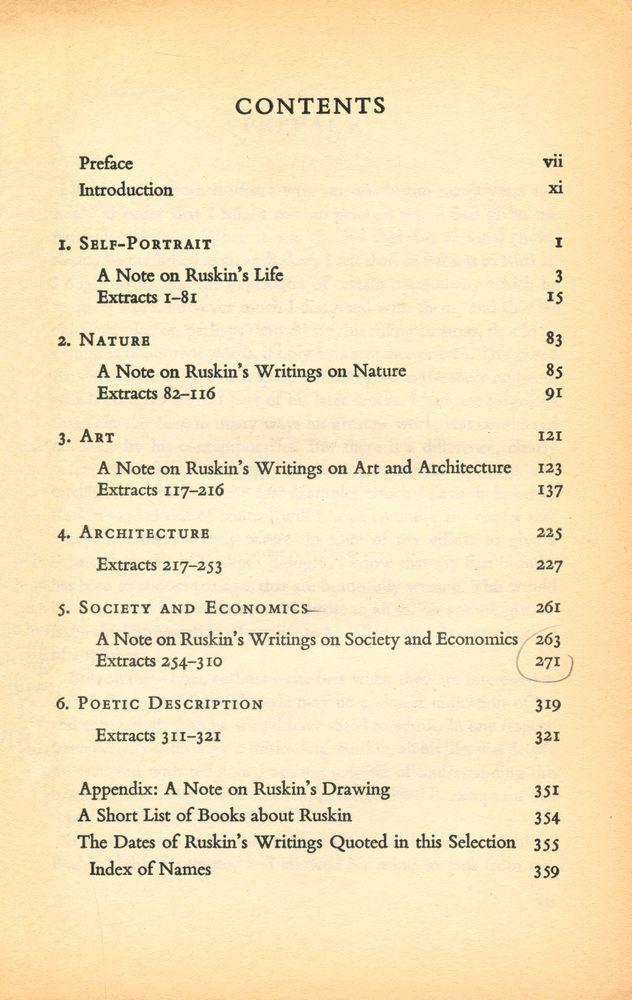 『SELECTED WRITINGS : JOHN RUSKIN』 2
