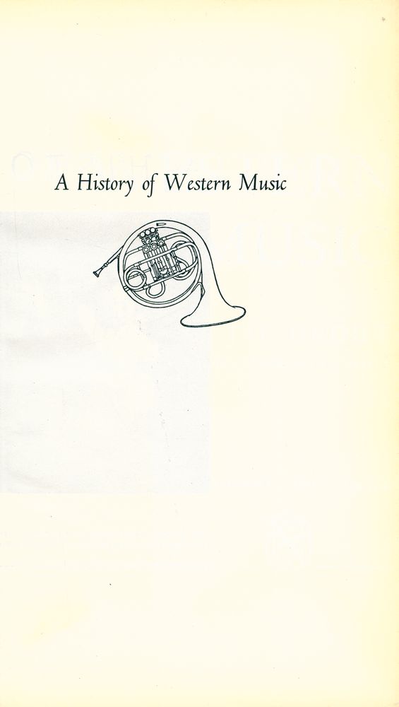 『A HISTORY OF WESTERN MUSIC』 2