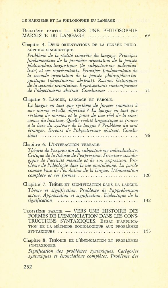 『Le sens commun - Le Marxisme et la philosophie du langage : Essai d'application de la méthode sociologique en linguistique』 3