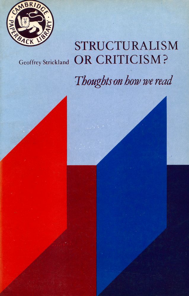 『Structuralism or criticism?』 1