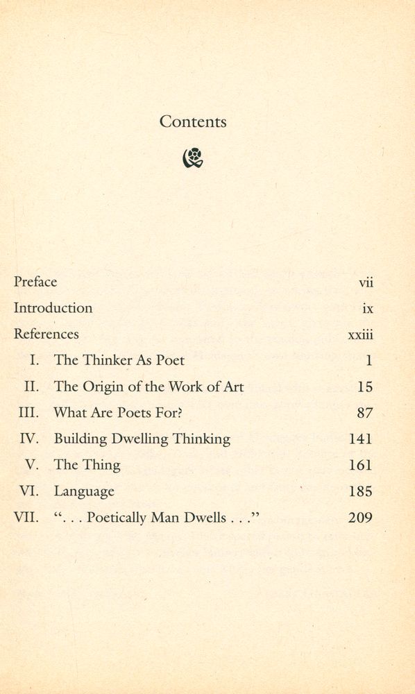 『Poetry, language, thought』 2