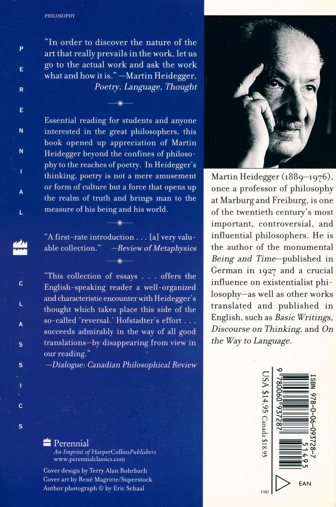 『Poetry, language, thought』 3