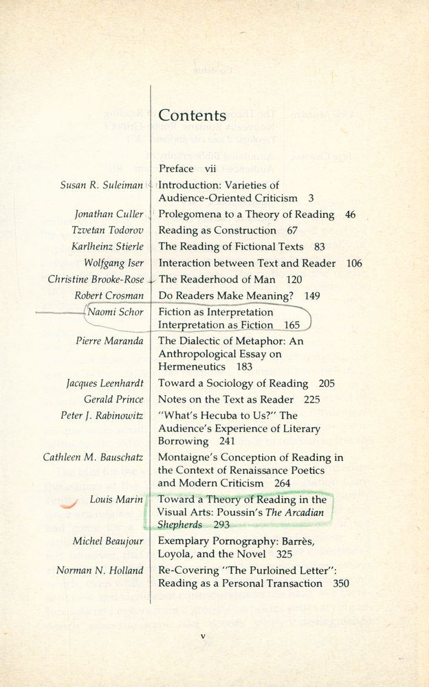 『THE READER IN THE TEXT : Essays on Audience and Interpretation』 2