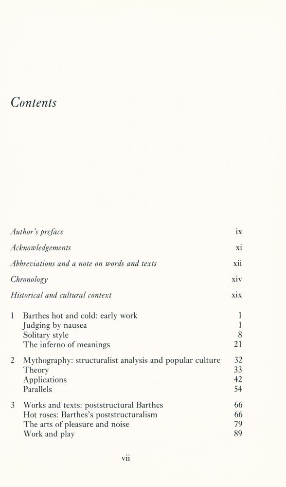 『Modern Cultural Theorists : ROLAND BARTHES』 2