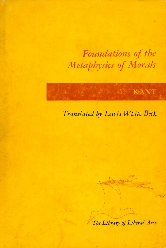 『Foundations of the Metaphysics of Morals』 1