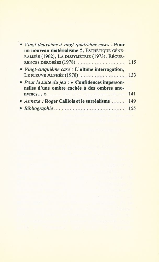 『Approches de Roger Caillois』 3