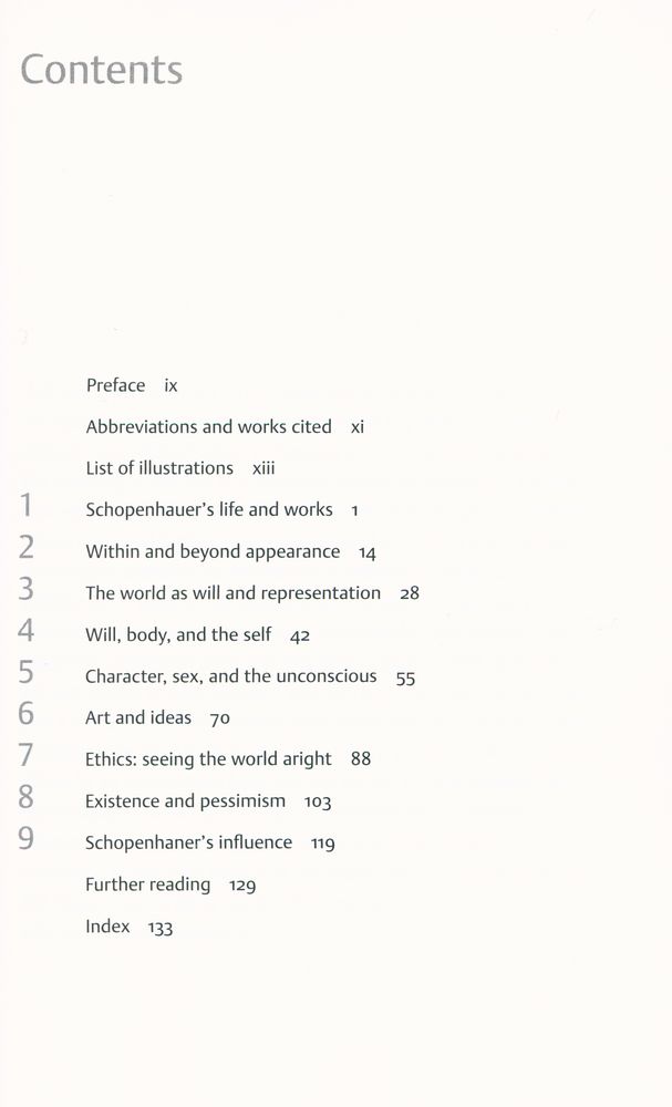 『SCHOPENHAUER : A Very Short Introduction』 2