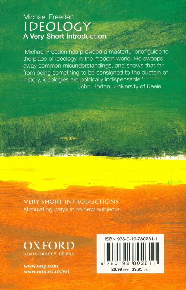『IDEOLOGY : A Very Short Introduction』 3