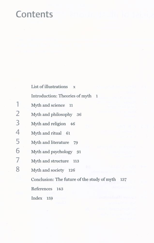 『MYTH : A Very Short Introduction』 2