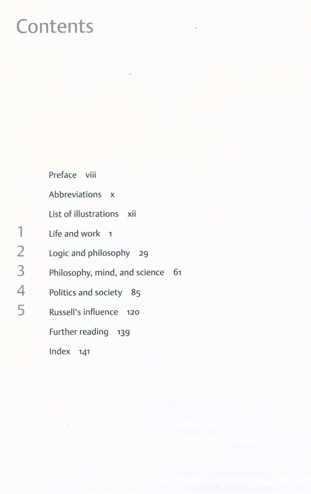 『RUSSELL : A Very Short Introduction』 2