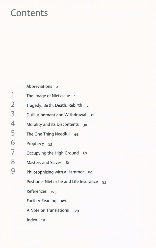 『NIETZSCHE : A Very Short Introduction』 2