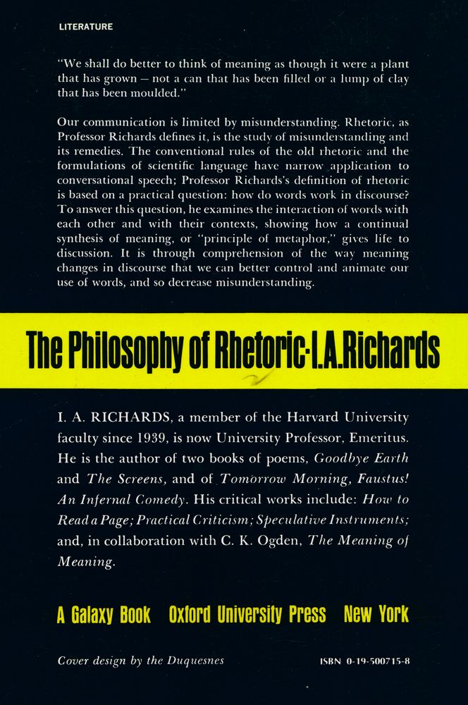 『The Philosophy of Rhetoric』 3