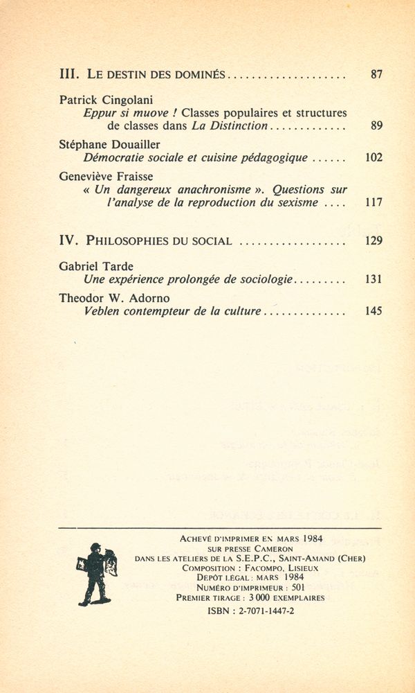 『L'empire du sociologue』 3