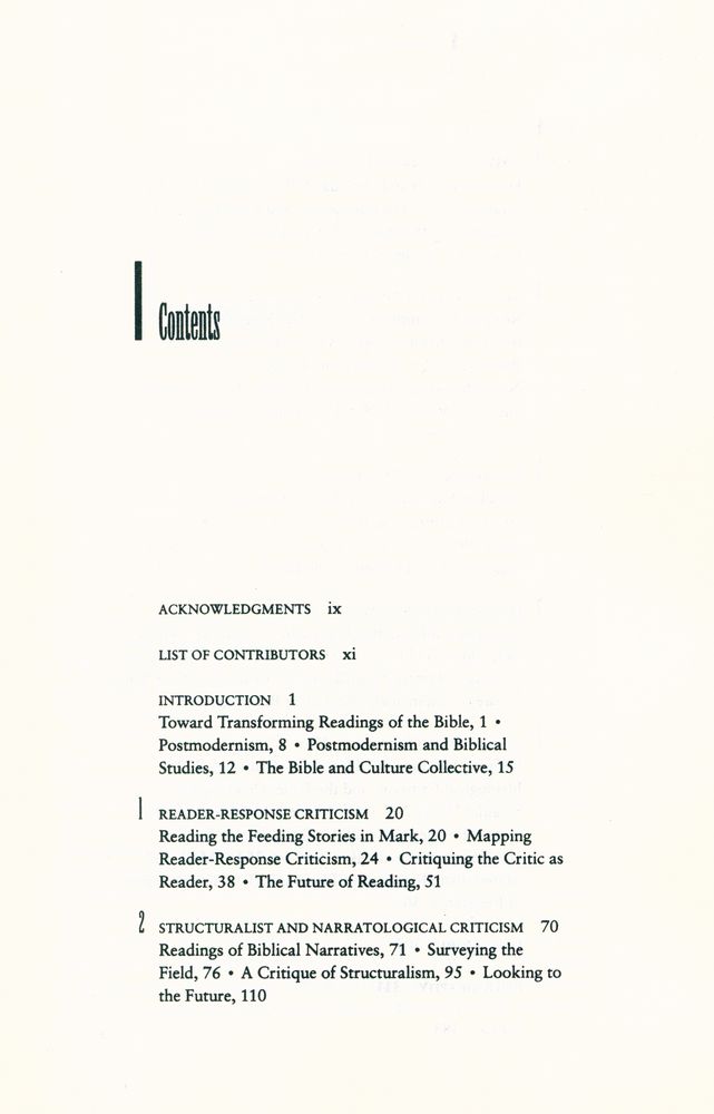 『The Postmodern Bible : the Bible and Culture Collective』 2