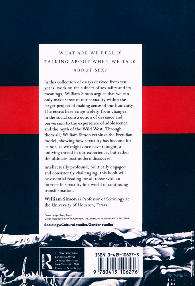 『Postmodern Sexualities』 3