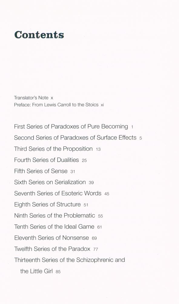 『Logic of Sense』 2