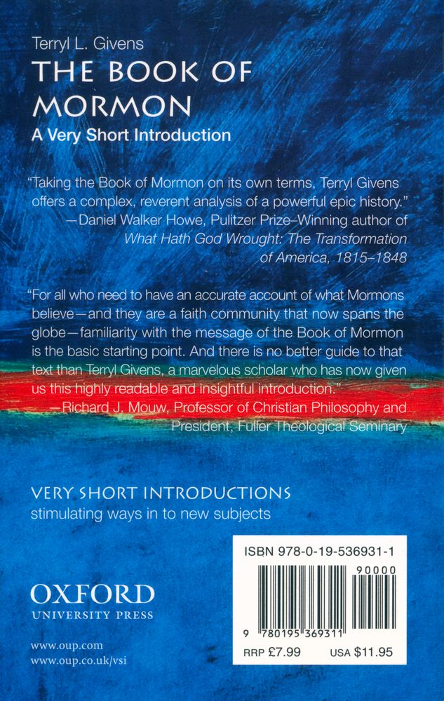 『THE BOOK OF MORMON : A Very Short Introduction』 4