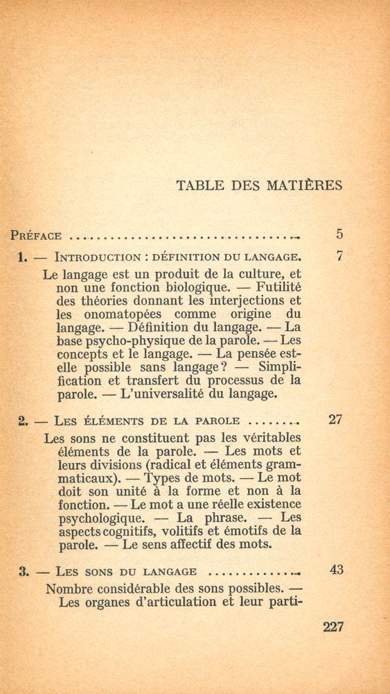 『LE LANGAGE : Introduction à l'étude de la parole』 2