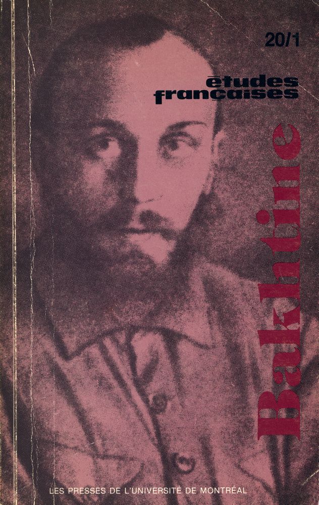 『ETUDES FRANÇAISES : BAKHTINE』 1