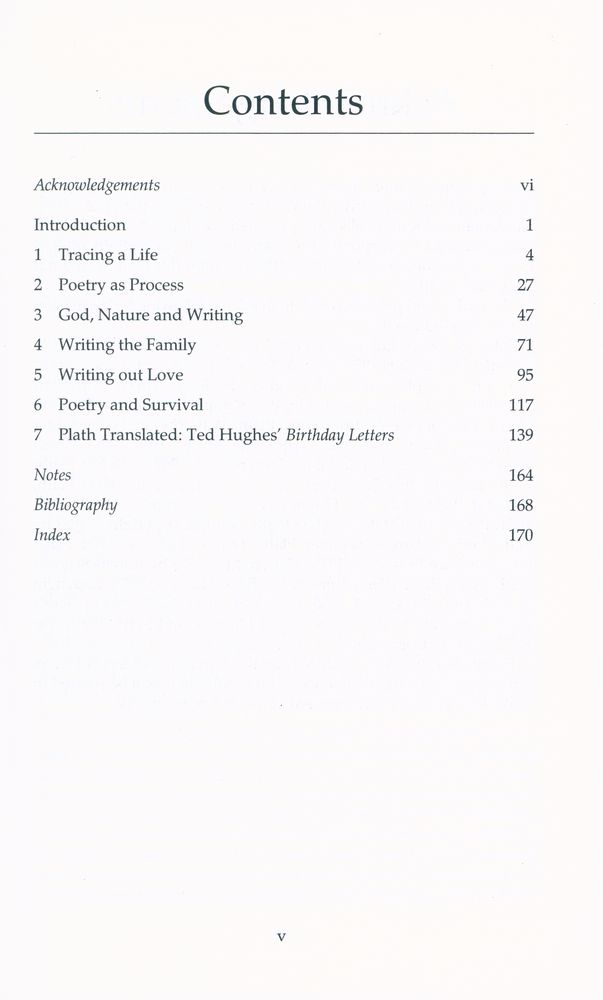 『Sylvia Plath : An Introduction to the Poetry』 2