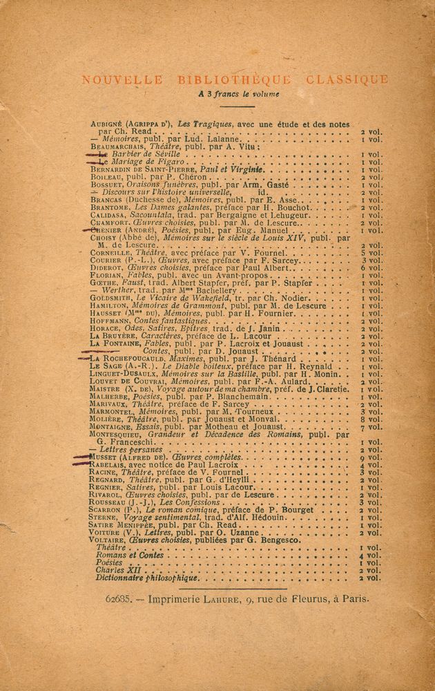 『LE BARBIER DE SÉVILLE COMÉDIE EN QUATRE ACTES, EUGÉNIE DRAME EN CINQ ACTES AVEC UN ESSAI SUR LE DRANE SÉRIEUX』 3