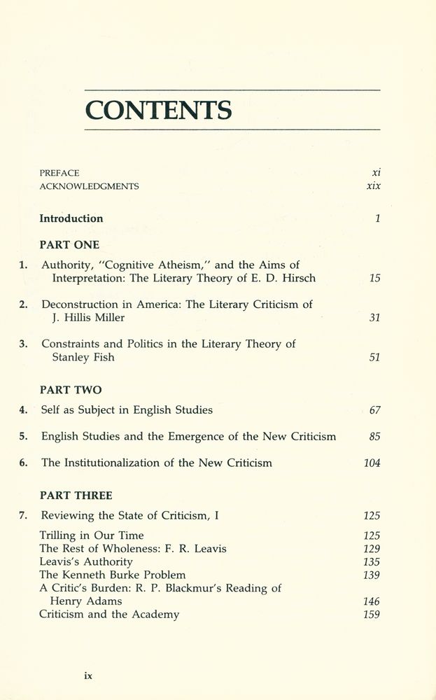 『The Crisis in Criticism: Theory, Literature, and Reform in English Studies』 2