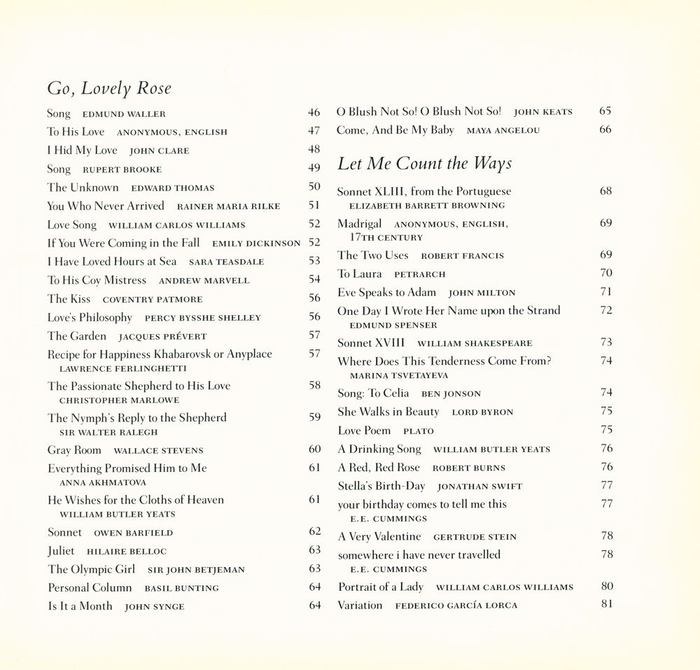 『Art & Love: An Illustrated Anthology of Love Poetry』 3