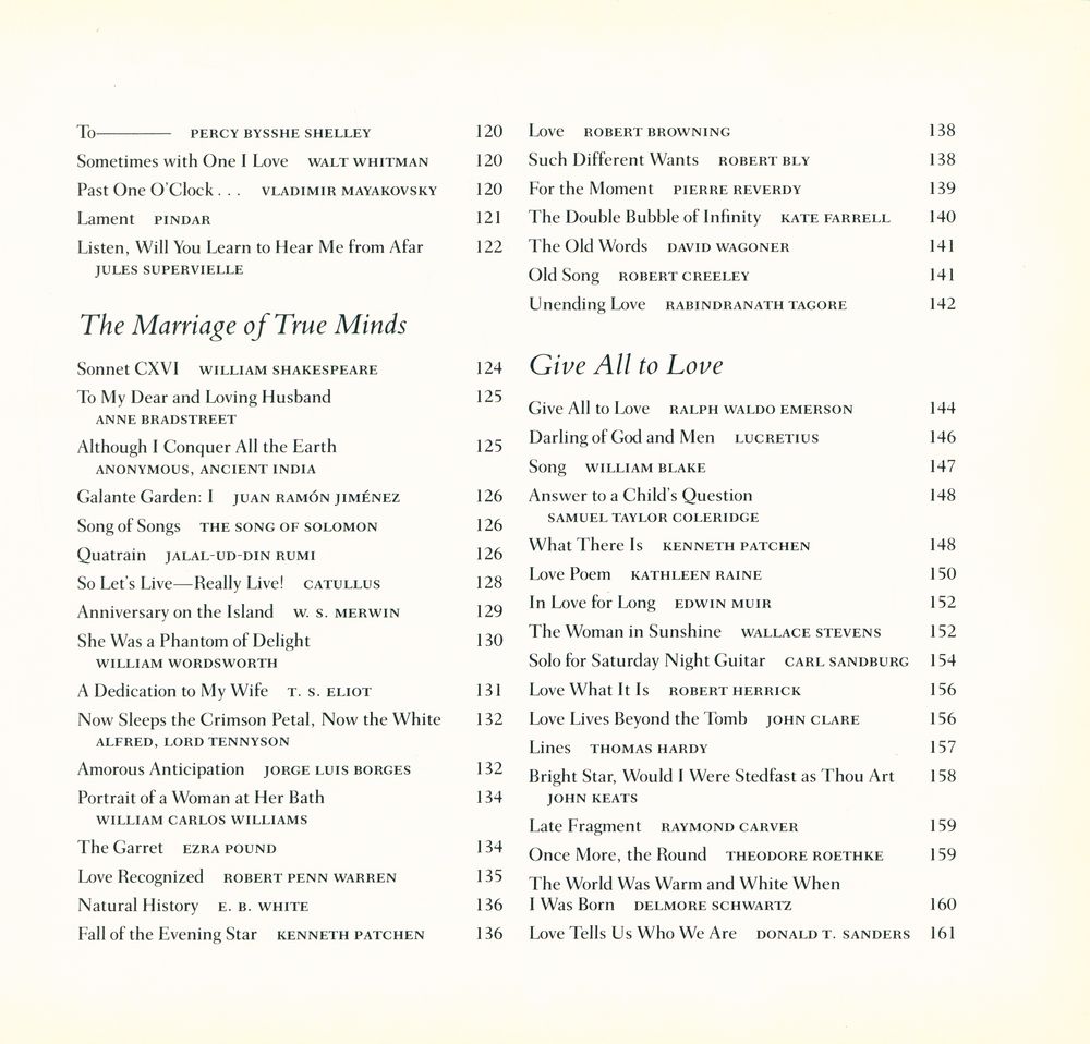 『Art & Love: An Illustrated Anthology of Love Poetry』 5