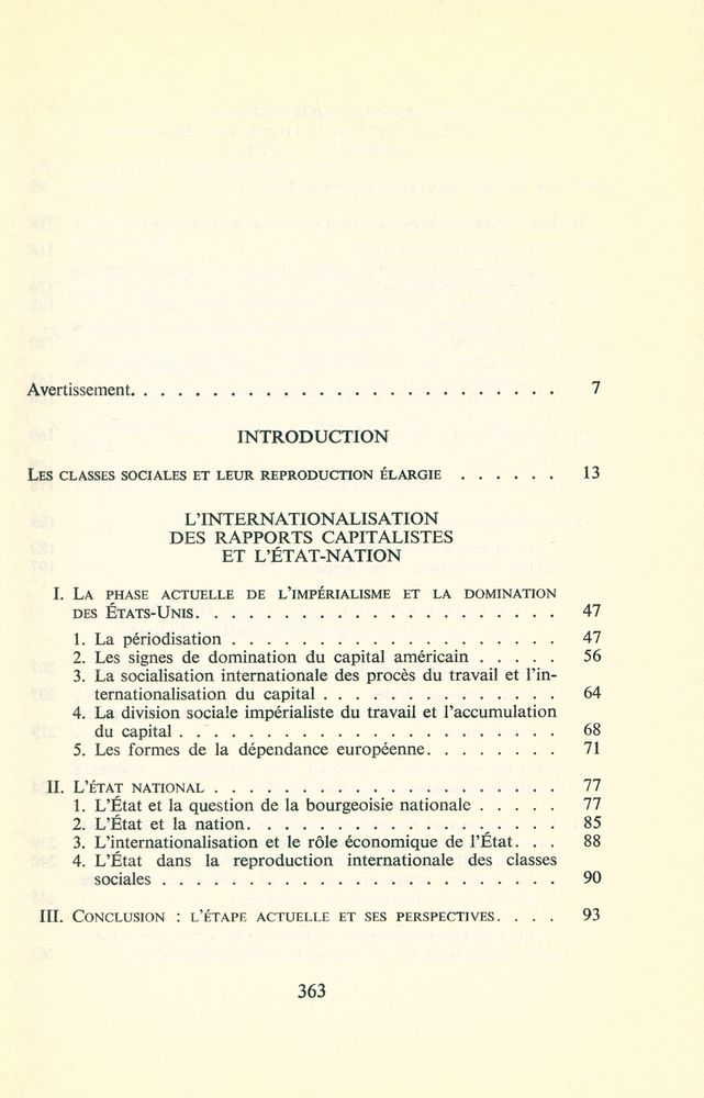 『Les classes sociales dans le capitalisme aujourd'hui』 2