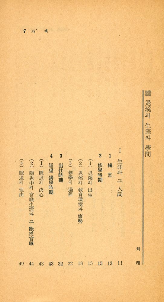 『瑞文文庫 083 - 退溪의 生涯와 學問(서문문고 083 - 퇴계의 생애와 학문)』 2