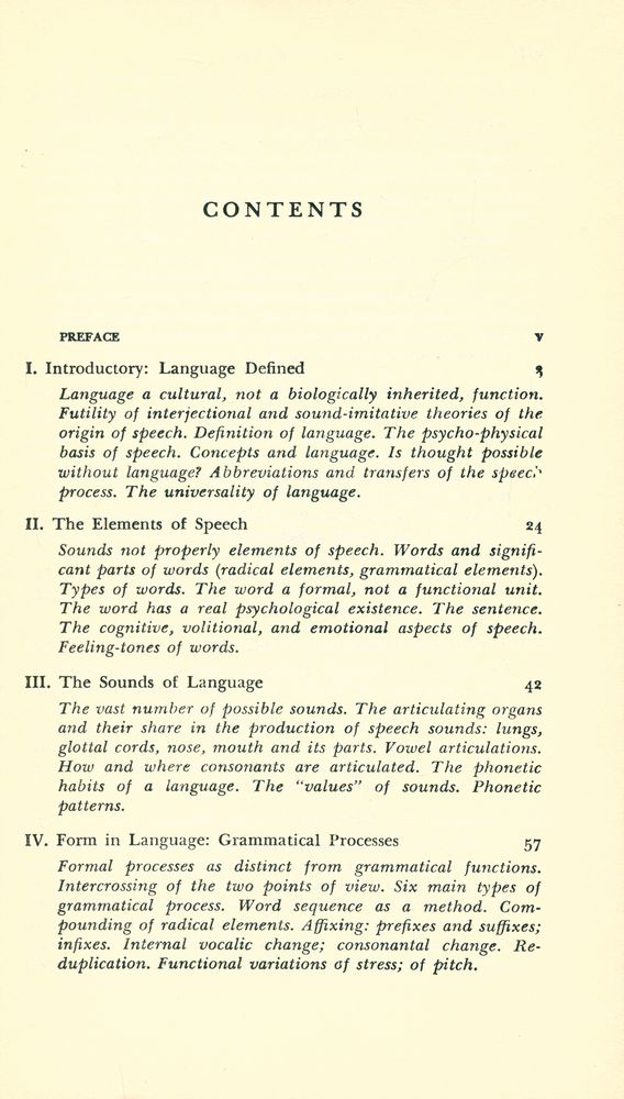 『Language An Introduction to the Study of Speech』 2