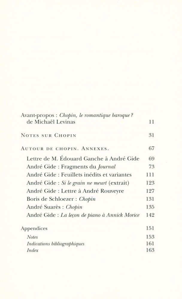 『NOTES SUR CHOPIN』 2