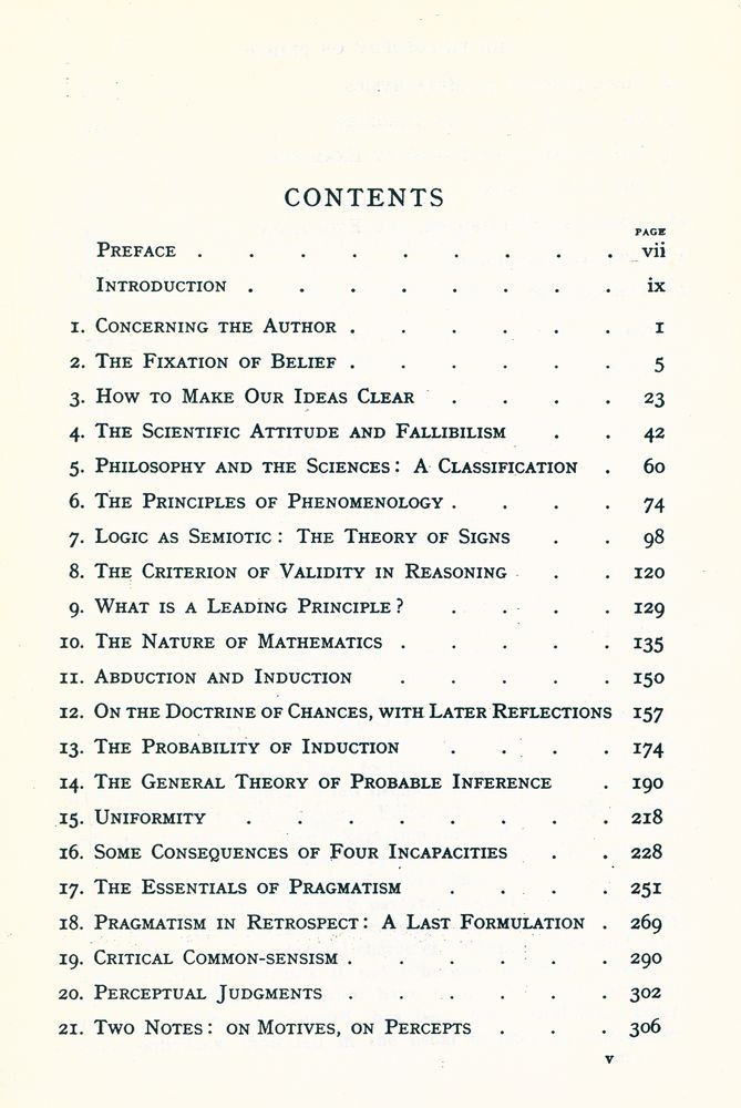 『Philosophical Writings of Peirce』 2