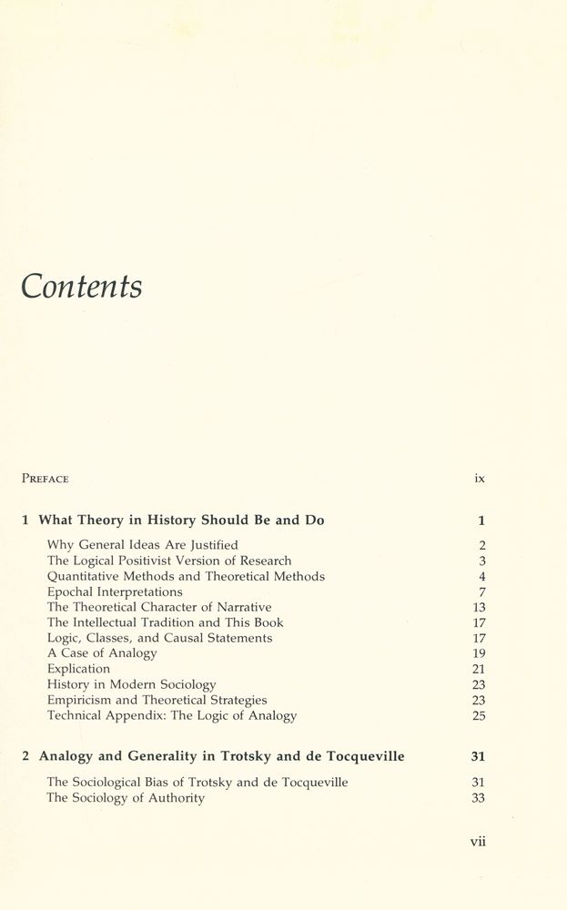 『Theoretical methods in social history』 2