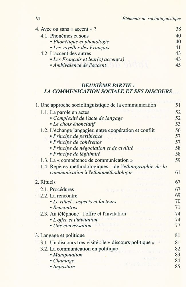『ÉLÉMENTS DE SOCIOLINGUISTIQUE : Langue, communication et société』 3