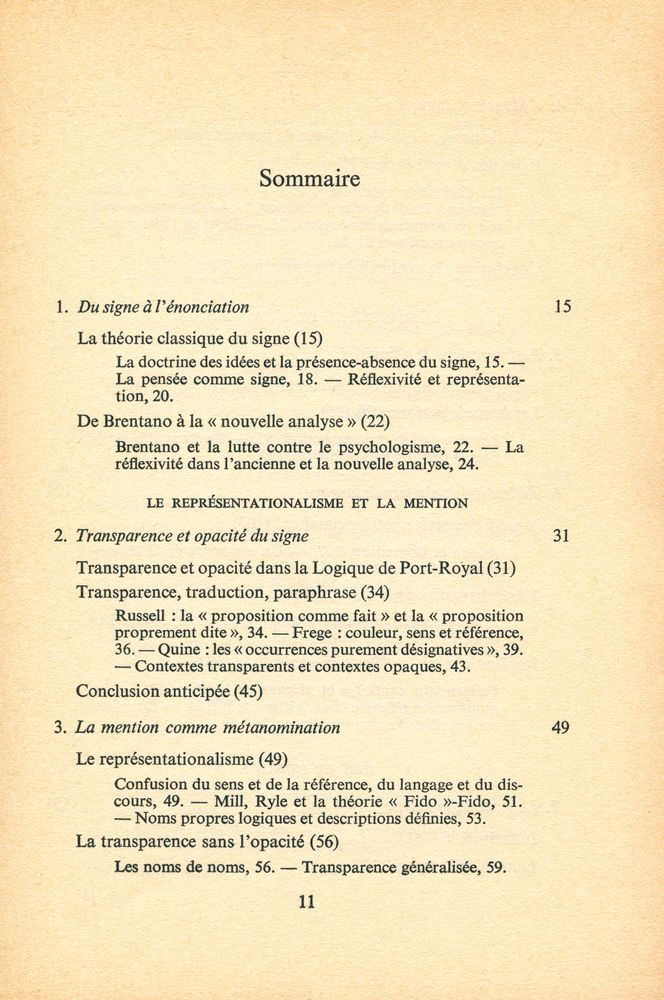 『La transparence et l'énonciation : pour introduire à la pragmatique』 2