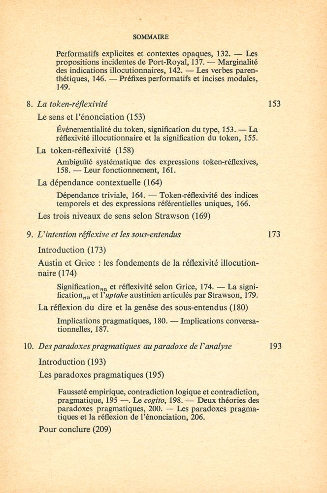 『La transparence et l'énonciation : pour introduire à la pragmatique』 4