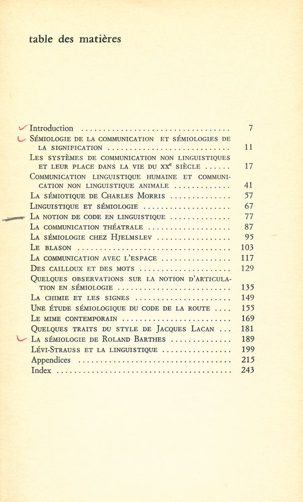 『introduction à la sémiologie』 2
