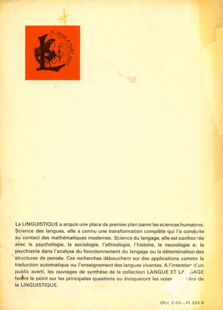 『sémantique de la métaphore et de la métonymie』 3